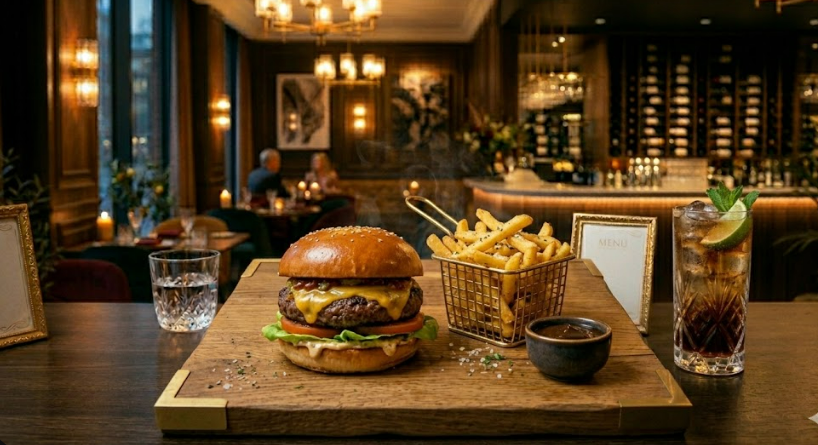 Crispy Burger Combo